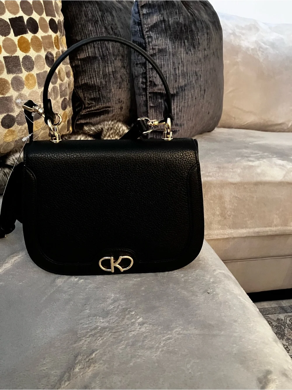 kate spade structured pebbled